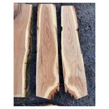 6 RED OAK 1" THICK ROUGH CUT SLABS