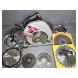 CORDED SKILSAW W/ BLADES