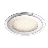 SINGLE LIGHT CHROME LED FLUSHMOUNT CEILING LIGHT