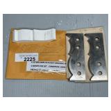 WILLIAMS & HUSSEY MOULDING KNIVES - CROWN FACE