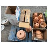MEDIUM TO LARGE TERRACOTTA POTS (PALLET FULL)