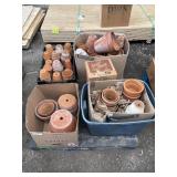 PALLET OF ASSORTED TERRACOTTA POTS