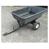 TOW BEHIND PLASTIC GARDEN CART