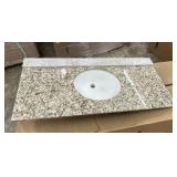CALLISTO SINGLE BOWL GRANITE VANITY TOP 49"X22"
