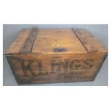 KLINGS 1912 BEER & PORTER / DETROIT WOOD CRATE