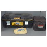 DEWALT TOOL BOX - 28" , MAKITA TOOL BAG
