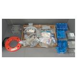 ELECTRICAL BOXES, GB STEEL TAPE, ASST ELECTICAL