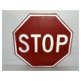 OCTAGONAL STOP SIGN, 24" (REPRO)
