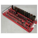 MATCO SOCKET ORGANIZER WITH SOCKETS