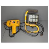 WORK LIGHT AND ELECTRIC DRILL