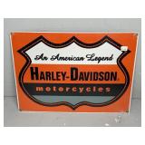 HARLEY DAVIDSON ALL AMERICAN  LEGEND SIGN