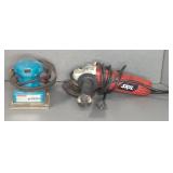 SKIL 3" GRINDER, MAKITA SANDER