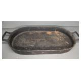 17" CAST IRON OVAL PAN