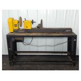 ROCKWELL WOOD LATHE ON METAL STAND