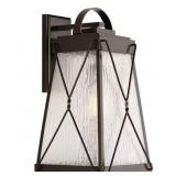 OIL RUBBED BRONZE ONE LIGHT OUTDOOR WALL LANTERN