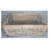HORNELL BREWING CO. / HORNELL NY WOOD CRATE