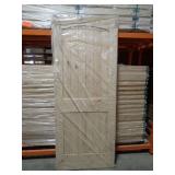 (5) INTERIOR KNOTTY ALDER DOOR SLABS 32"X80"