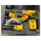 3PC DEWLAT CORDLESS POWER TOOL SET W/CASE