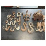 SHOP HOOKS , PULLERS, TROLLEY ROLLER