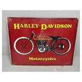 HARLEY DAVIDSON SIGN  14"LX11 1/2"H