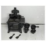QUEEN CAST IRON TOY STOVE