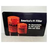 FRAM OIL FILTER METAL SIGN, 26"X16ï¿½