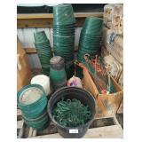 MIXED HANGING BASKETS AND HOOKS