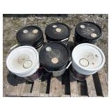 5 FULL, (1) 1/4 FULL BUCKETS DECK CONCRETE