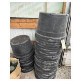 40 LARGE PLASTIC BUCKETS
