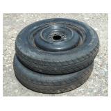 (2) SPARE TIRES FROM 2007 JEEP COMPASS