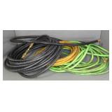 (3) AIR HOSES, SHORT WATER HOSE PIECE