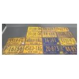 VINTAGE LICENSE PLATES 70