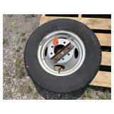 MICHELIN XCH4 TRAILER TIRE ON RIM LT225/75R16
