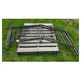 SET OF 2 WROUGHT IRON STAIRS RAILINGS