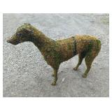 FULL SIZE GREYHOUND TOPIARY, 36" TALL