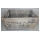 NATIONAL BEER WOOD CRATE