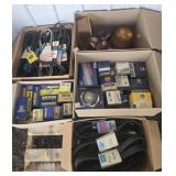 5 BOXES OF AUTOMOTIVE REPAIR PARTS