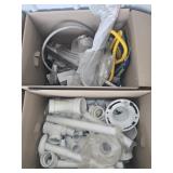 2 BOXES OF PLUMBING PARTS - HARDWARE