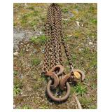 24 FT. 4 HOOK HEAVY DUTY LOGGING CHAIN