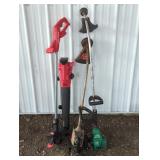 ELECTRIC TRIMMER & BLOWER, 2 GAS TRIMMERS