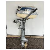 1985 EVINRUDE 4 HP WORKING BOAT MOTOR