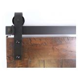 MATTE BLACK INTERIOR SLIDING DOOR KIT 84"