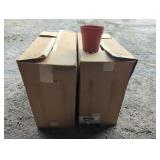 (850) 6" ROUND CLAY COLOR PLASTIC POTS
