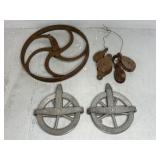 PULLEYS AND WHEELS