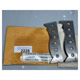 WILLIAMS & HUSSEY MOULDING KNIVES - CROWN FACE