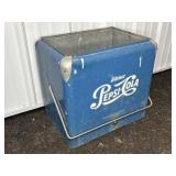 VINTAGE METAL PEPSI-COLA COOLER