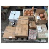 PALLET FULL OF SMALL TERRACOTTA POTS (NEW)