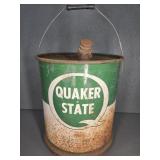 QUAKER STATE OIL 5 GAL. CAN