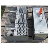 2 LIVE ANIMAL TRAPS