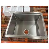 HANDCRAFTED STAINLESS STEEL SINGLE BASIN SINK